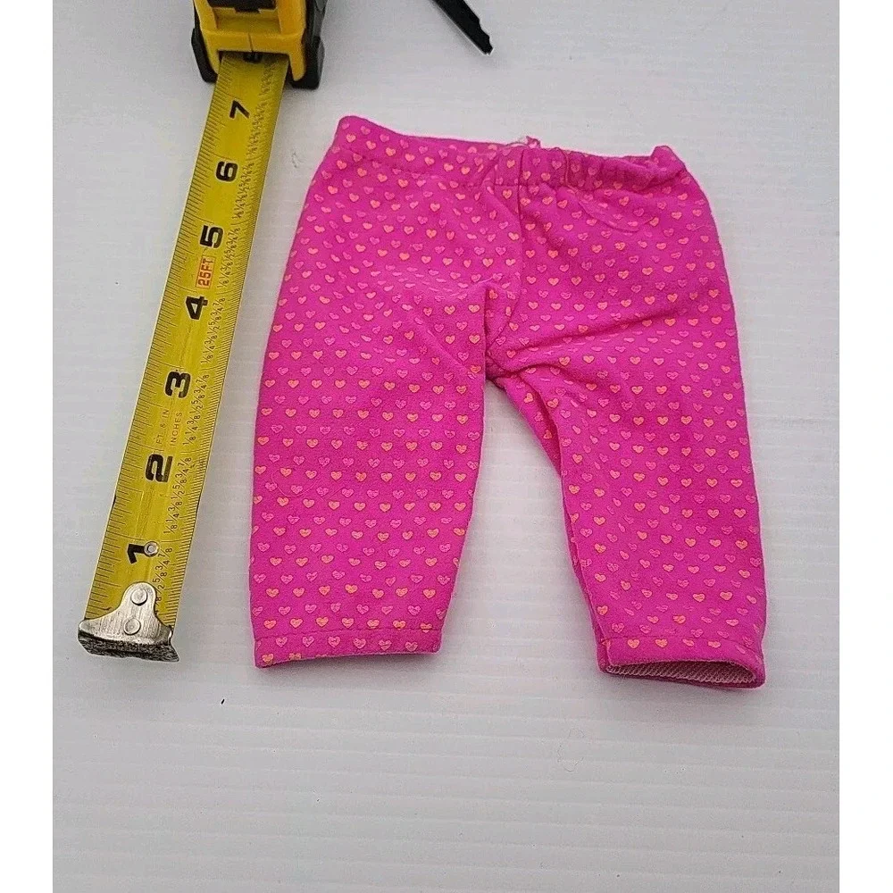 18 Inch Doll Pajama Pants fit American Girl Dolls, Heart Print‎